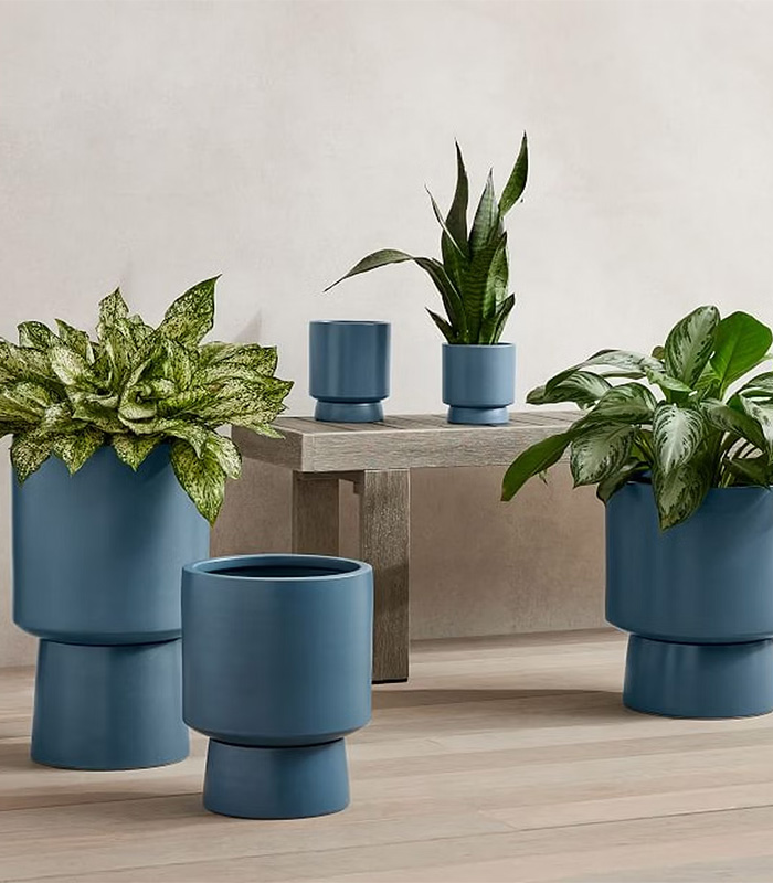 Bishop earthenware clay pot made from natural terracotta material, suitable for indoor and outdoor plants, home gardening, and eco-friendly décor.